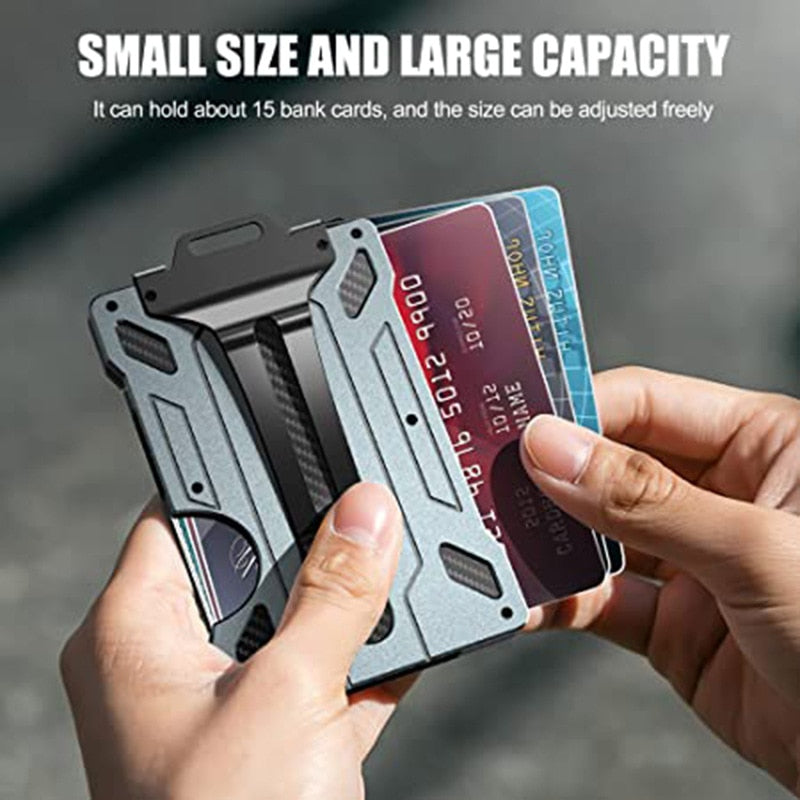 Outdoor Card Holder Smart Metal Wallet