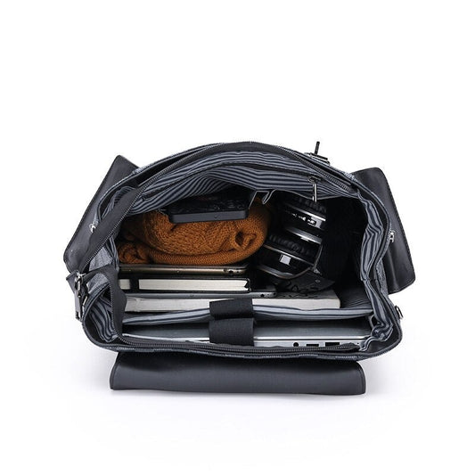 High Quality Waterproof Leather Backpack