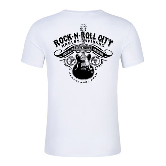 H D Rock & Roll Cotton Half Sleeve T-shirt