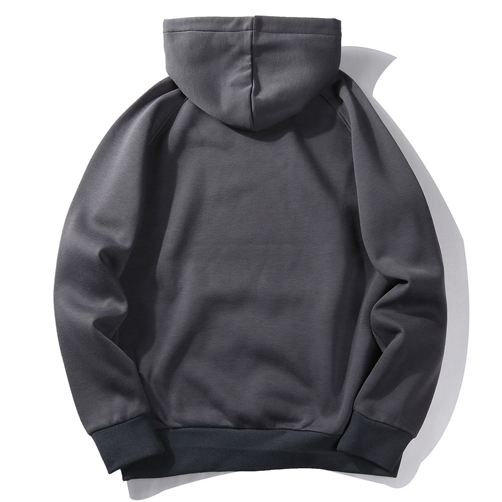 H D Outline Logo Cotton Hoodie