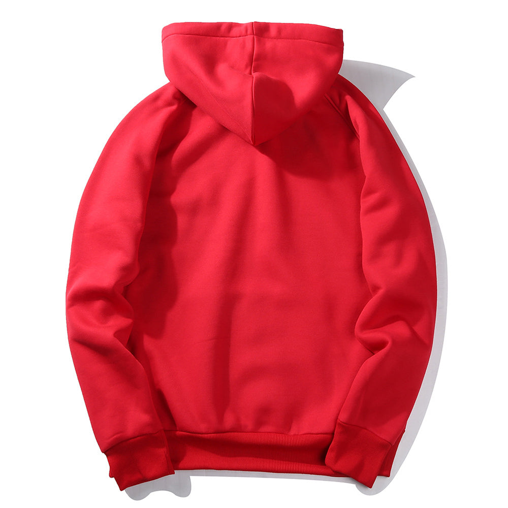 H D Outline Logo Cotton Hoodie