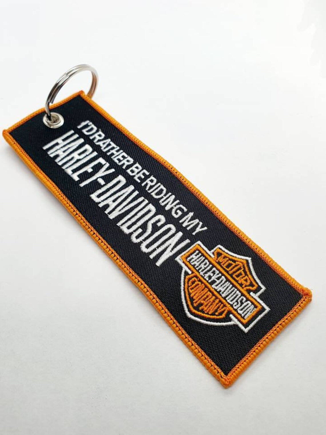 H D Embroidery Nylon Buckle Keytag Keychain