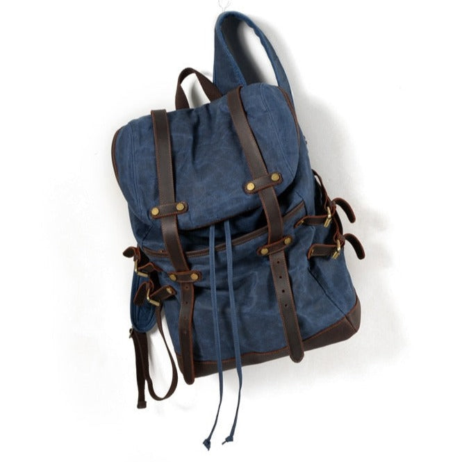 Vintage Oil Wax Waterproof Backpacks