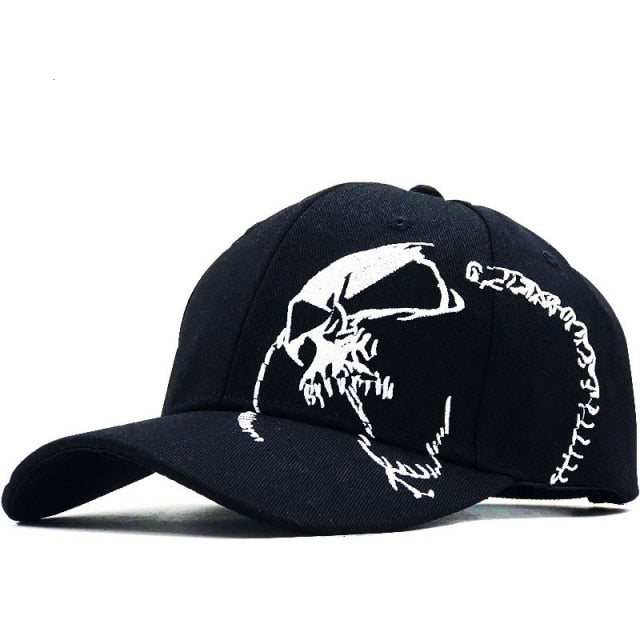 Skull Embroidery Baseball Cap