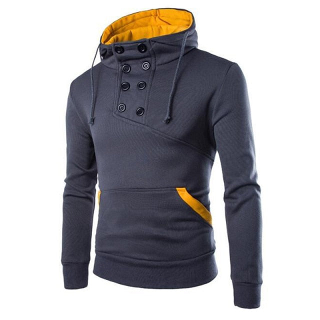 Long Sleeve Slim Fit Pullovers Hoodie