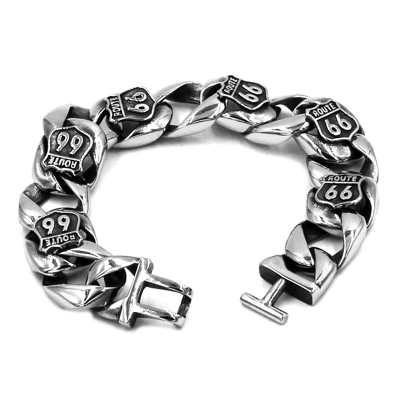 Route 66 Biker Bracelet