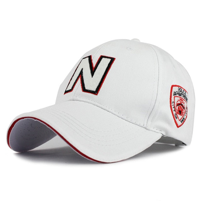 N Letter Embroidery Baseball Cap