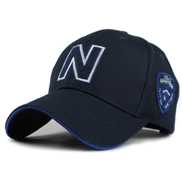 N Letter Embroidery Baseball Cap