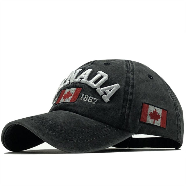 Canada Embroidery Baseball Cap