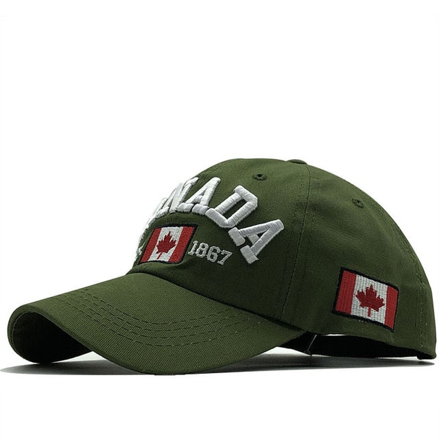 Canada Embroidery Baseball Cap