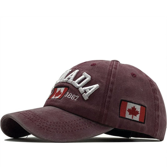 Canada Embroidery Baseball Cap