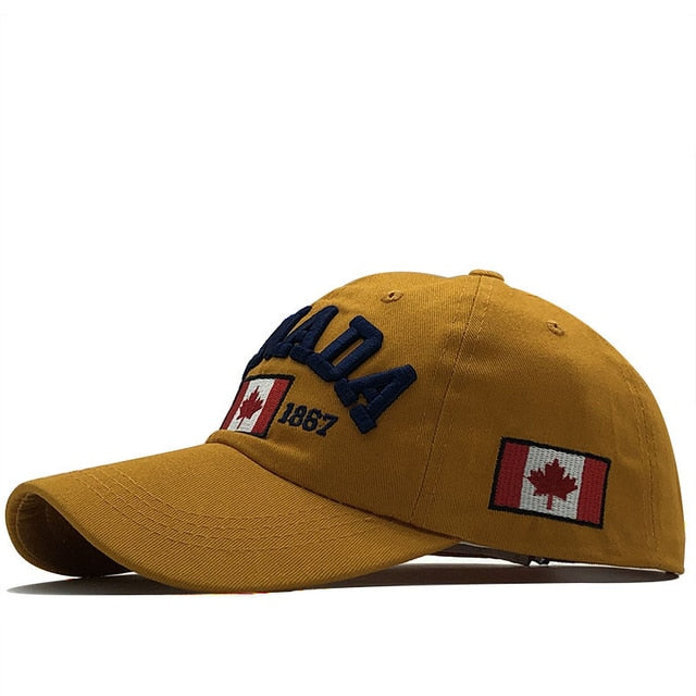 Canada Embroidery Baseball Cap