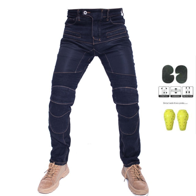 Denim Jeans Motorcycle Protective Pants