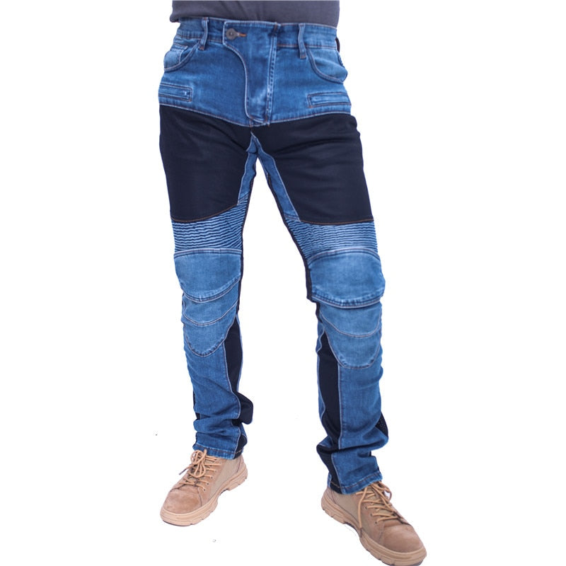 Denim Jeans Motorcycle Protective Pants