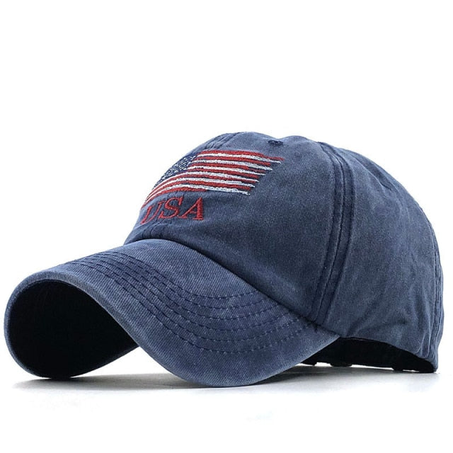 American Flag Baseball Cap