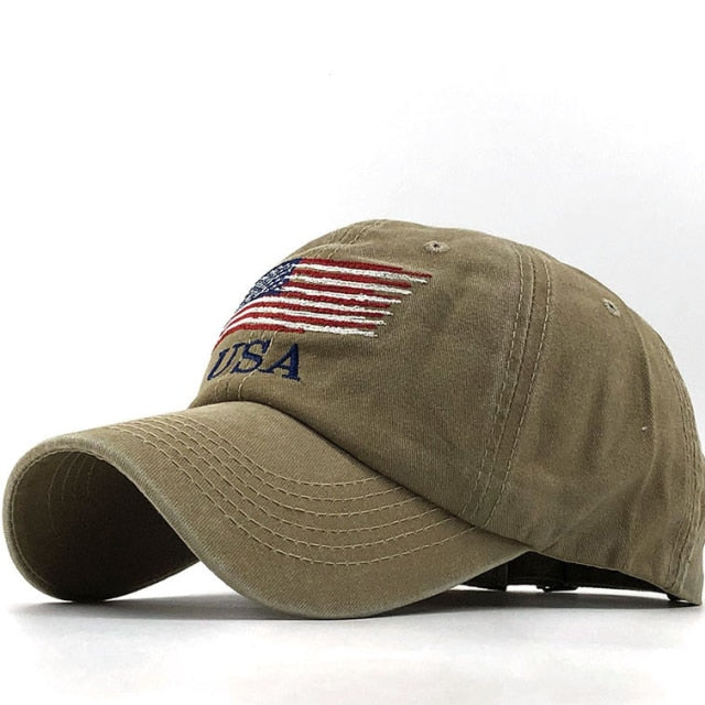 American Flag Baseball Cap