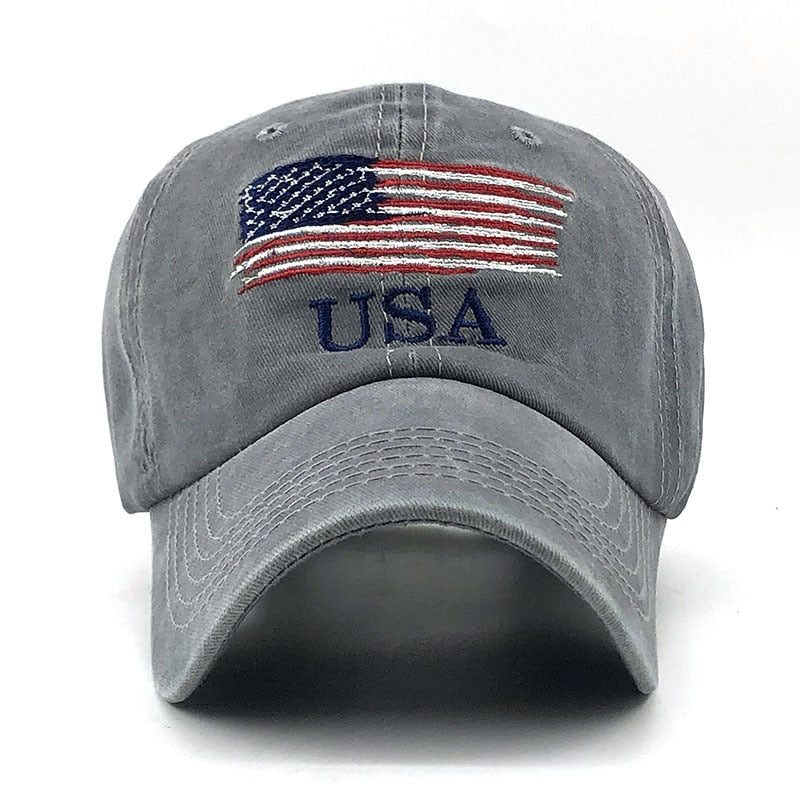 American Flag Baseball Cap