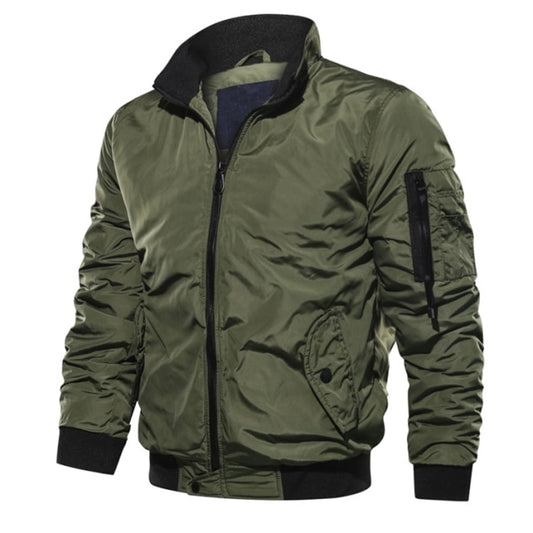 Slim Fit Lightweight Flight Bomber Jacket