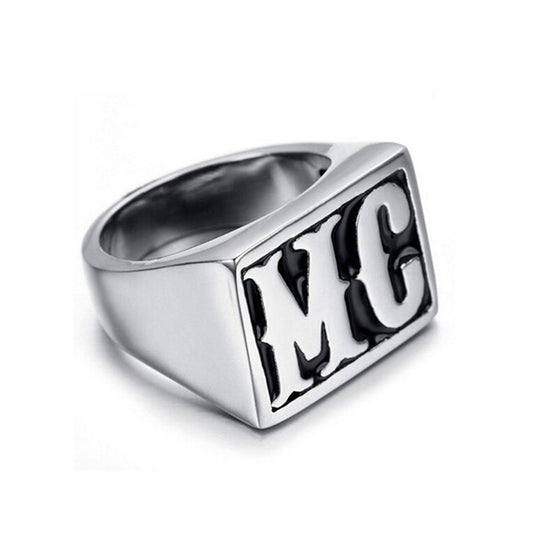MC Letters Bikers Ring