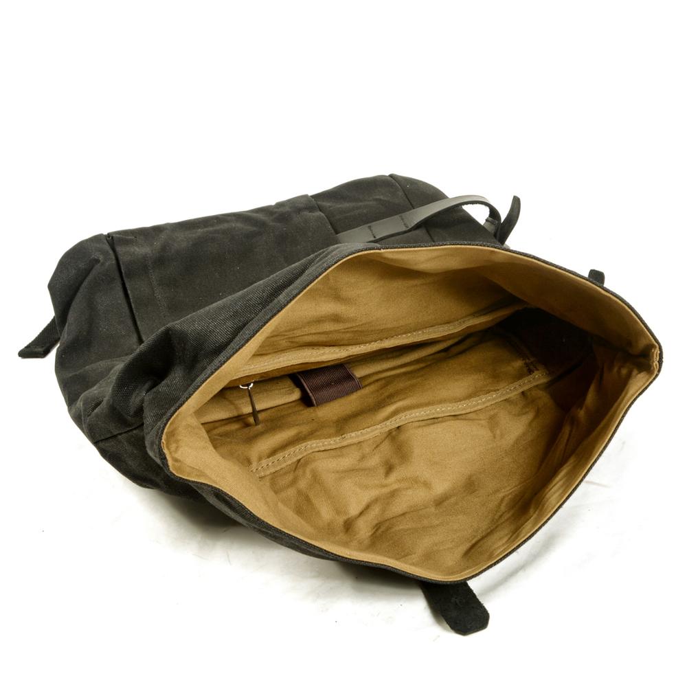 Canvas Wax Leather Backpack – xroder