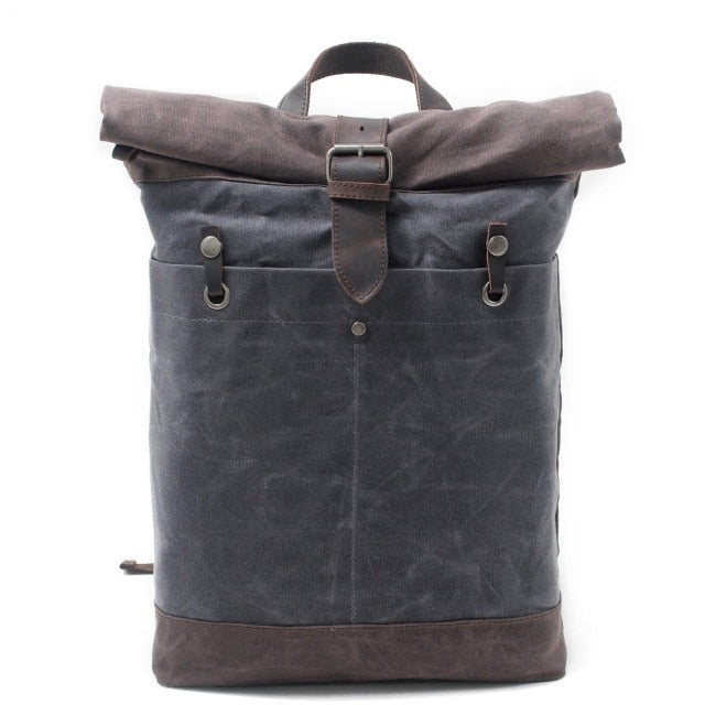 Wax Canvas Casual Backpack