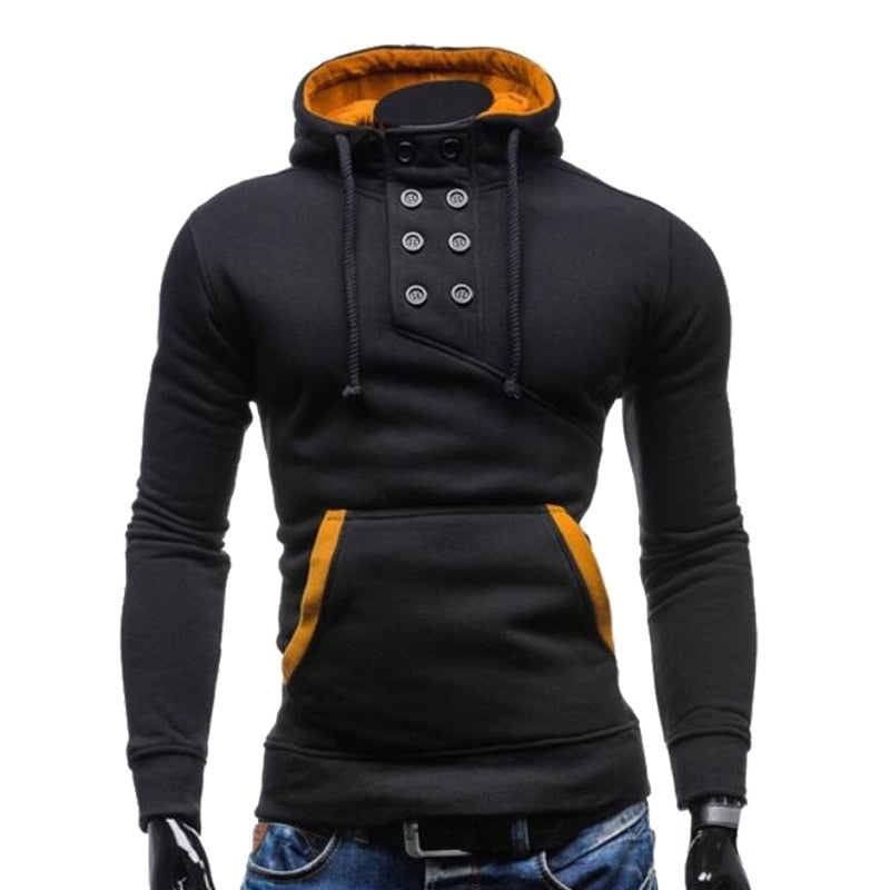 Long Sleeve Slim Fit Pullovers Hoodie