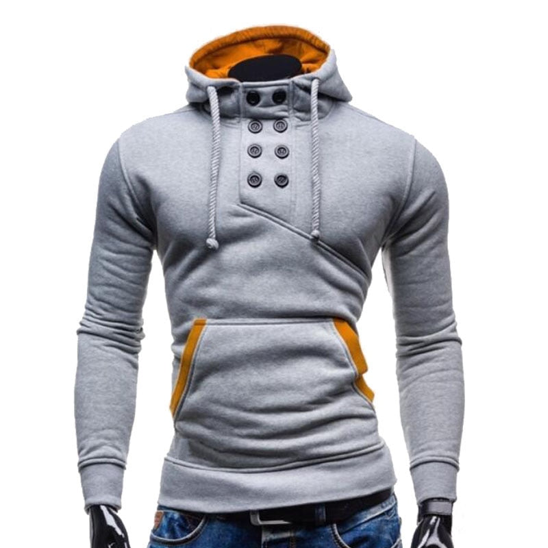 Long Sleeve Slim Fit Pullovers Hoodie