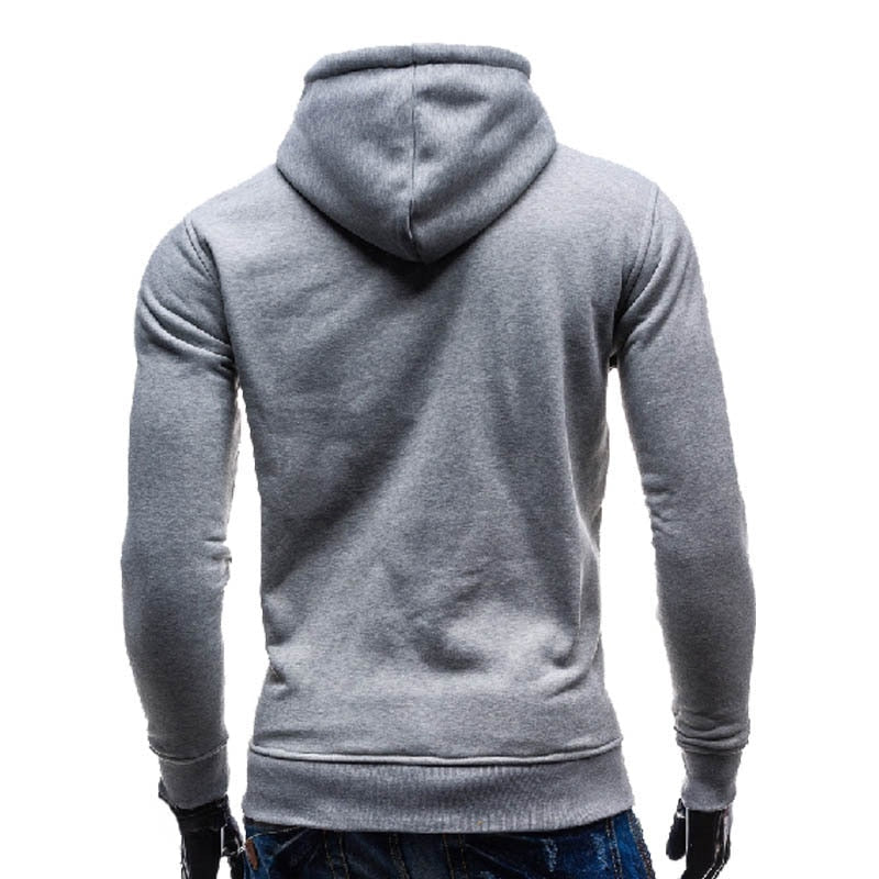 Long Sleeve Slim Fit Pullovers Hoodie