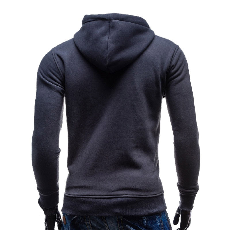 Long Sleeve Slim Fit Pullovers Hoodie