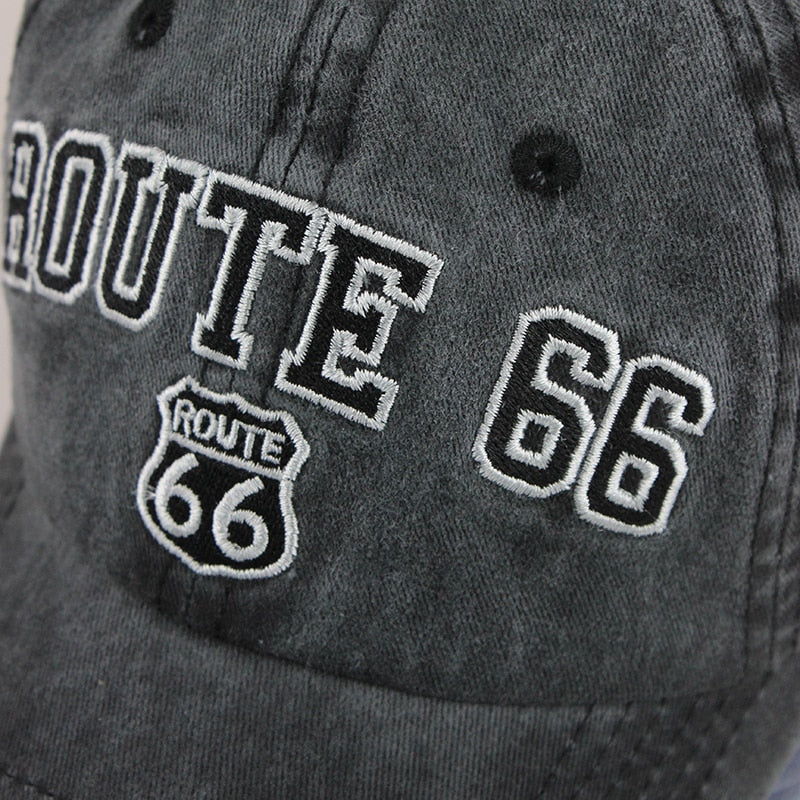 Route 66 Embroidery Cap