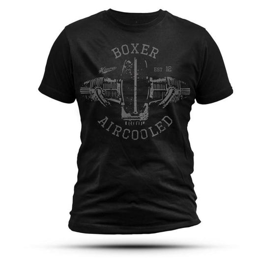 Black BOXER German Motorrad T-Shirt