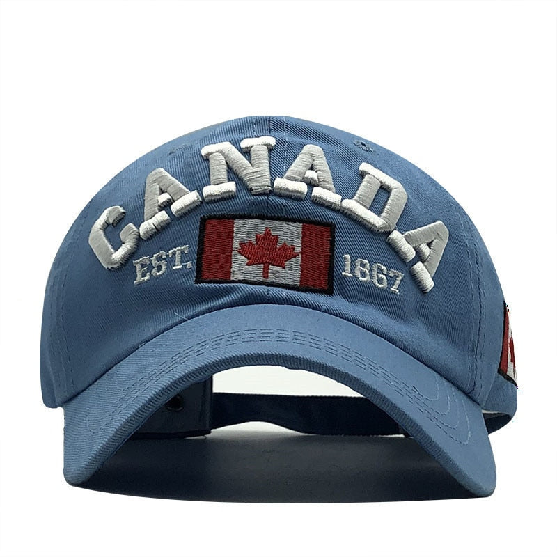 Canada Embroidery Baseball Cap