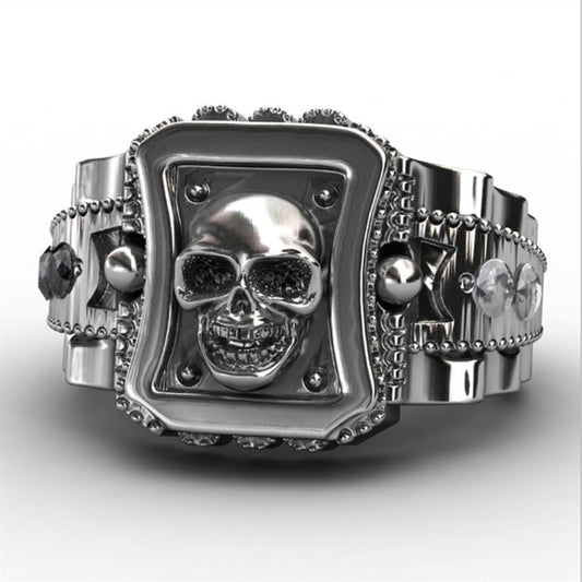 Gothic Punk Skull Ring