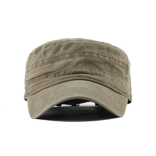 Classic Vintage Flat Top Washed Cap