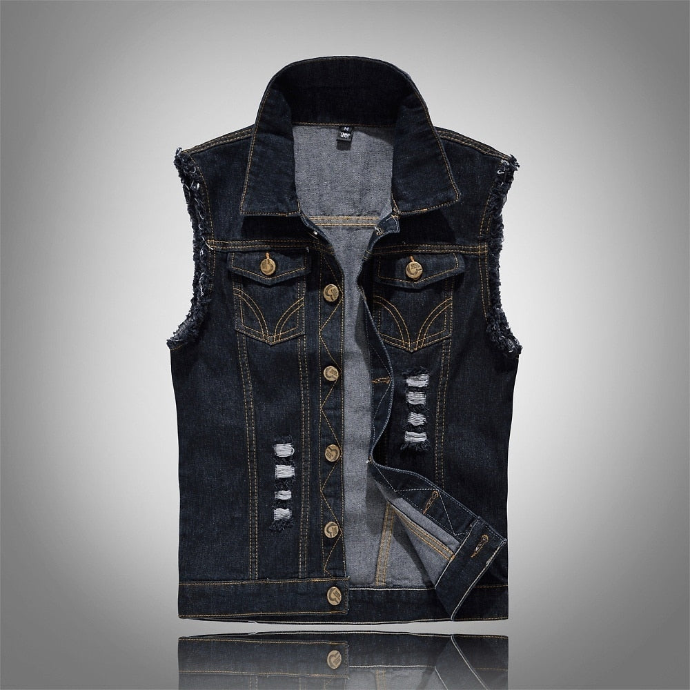 Live to Ride Denim Riders Vest