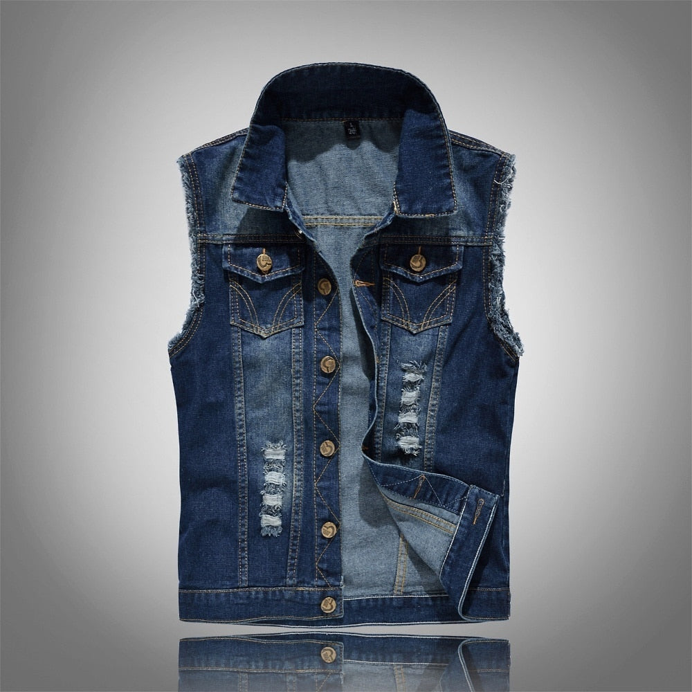 Live to Ride Denim Riders Vest