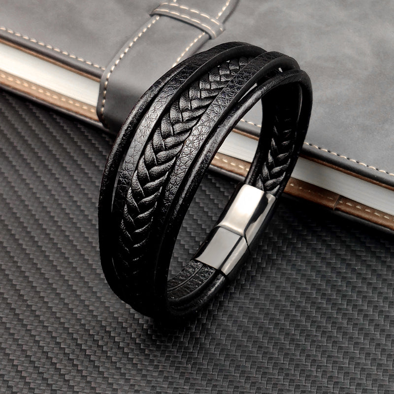 Multi-layer Genuine Leather Bracelet