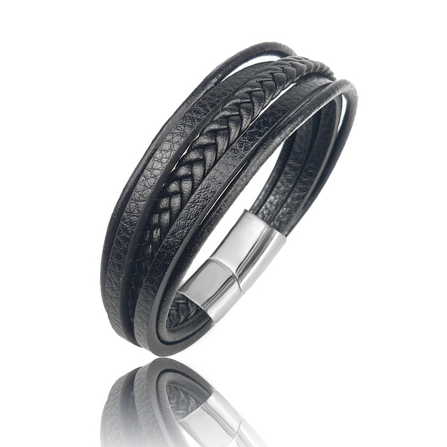 Multi-layer Genuine Leather Bracelet