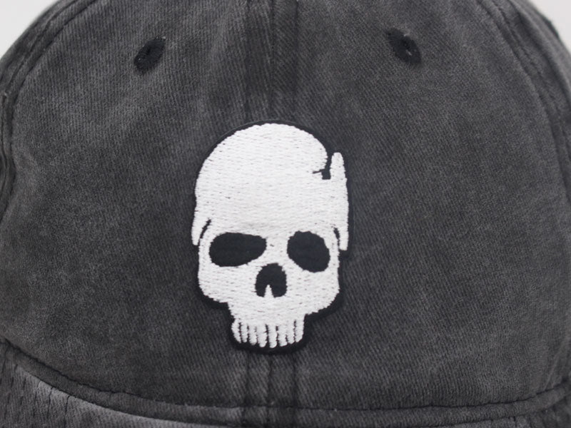 Cotton Vintage Skull Baseball Cap