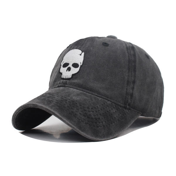 Cotton Vintage Skull Baseball Cap