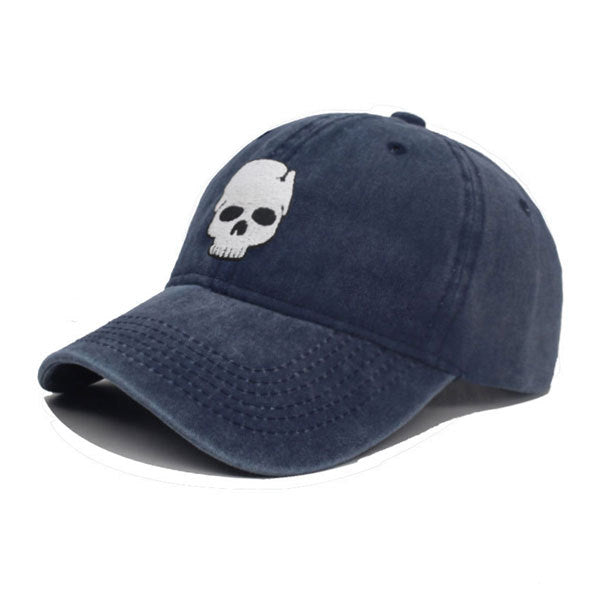 Cotton Vintage Skull Baseball Cap