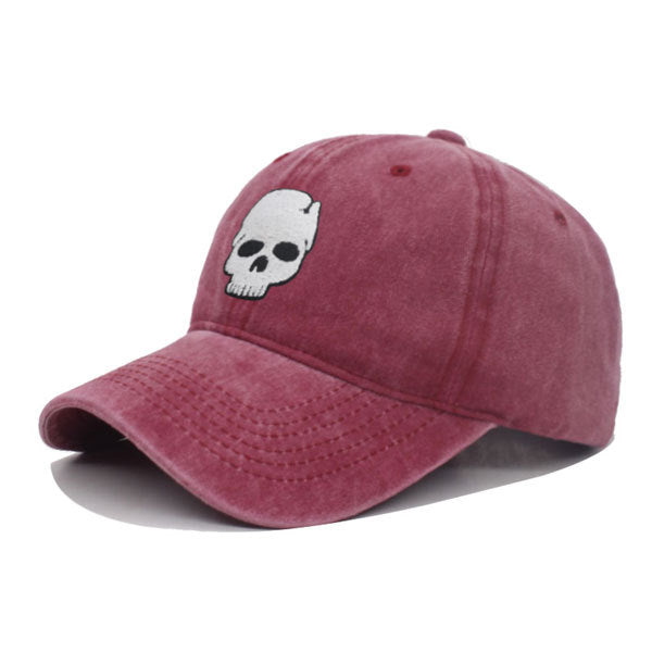 Cotton Vintage Skull Baseball Cap