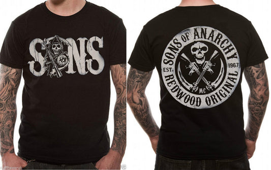 Black Sons Of Anarchy T-Shirt