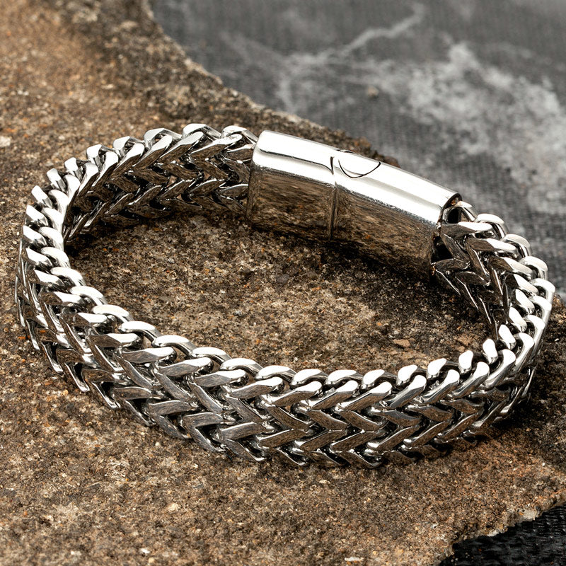 Stainless Steel Curb Chain Bracelet