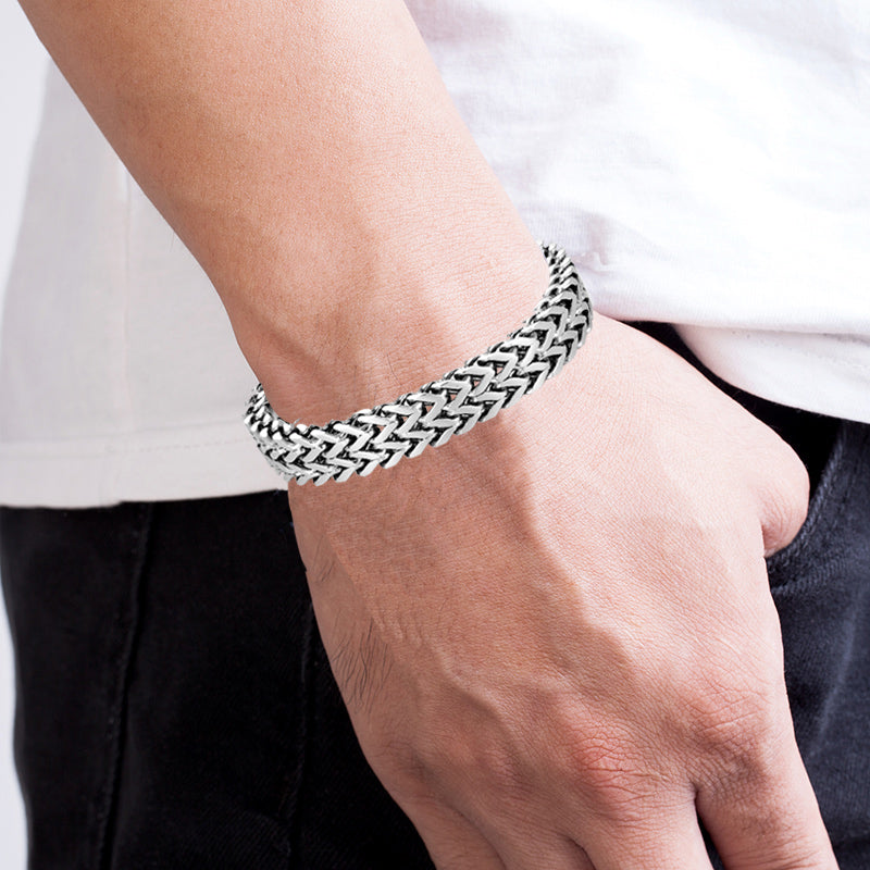 Stainless Steel Curb Chain Bracelet