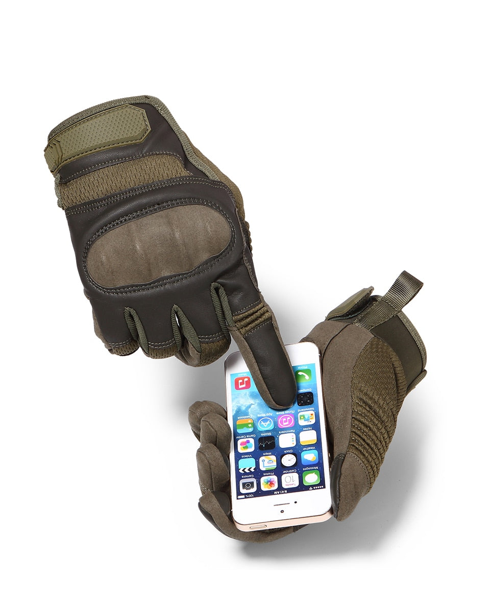 Touch Screen Motorcycle Full Finger Gloves