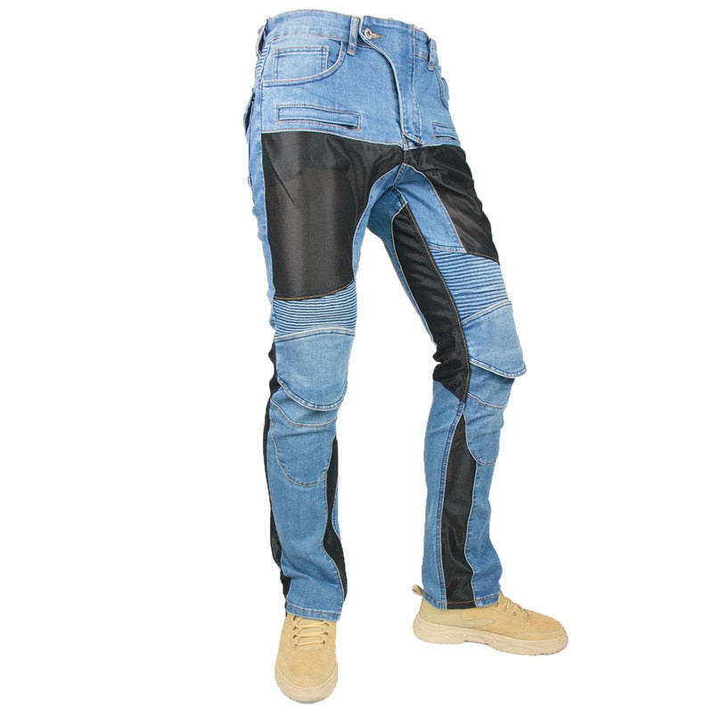 Denim Jeans Protective Motorcycle Pants
