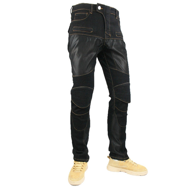 Denim Jeans Protective Motorcycle Pants