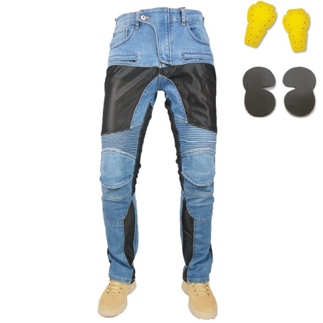 Denim Jeans Protective Motorcycle Pants