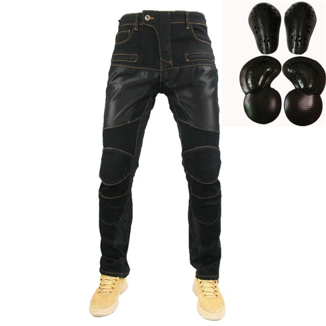 Denim Jeans Protective Motorcycle Pants